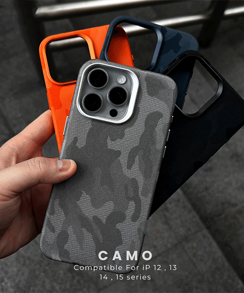 Microfiber Camouflage Magsafe Case