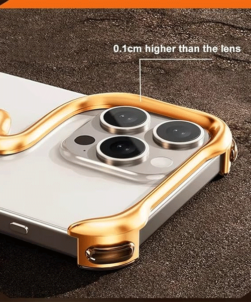 One Line Aluminium Phone Case For iPhone